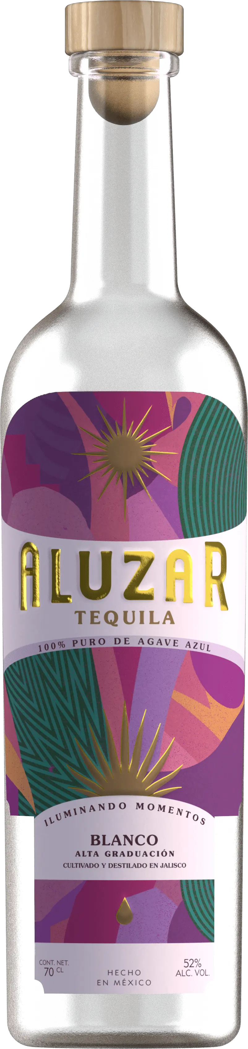 image d'une bouteille de tequila ALuzar Blanco Alta Graduación