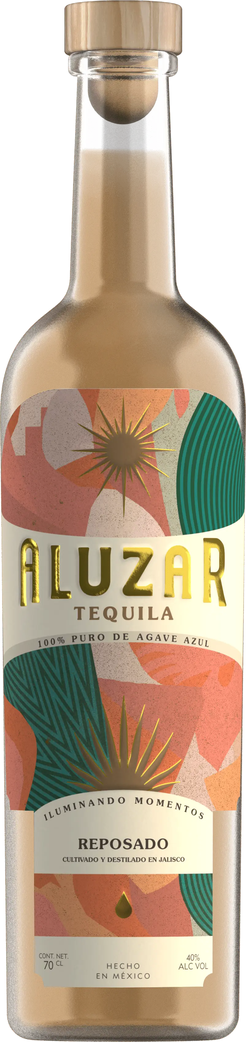 image d'une bouteille de tequila ALuzar Reposado