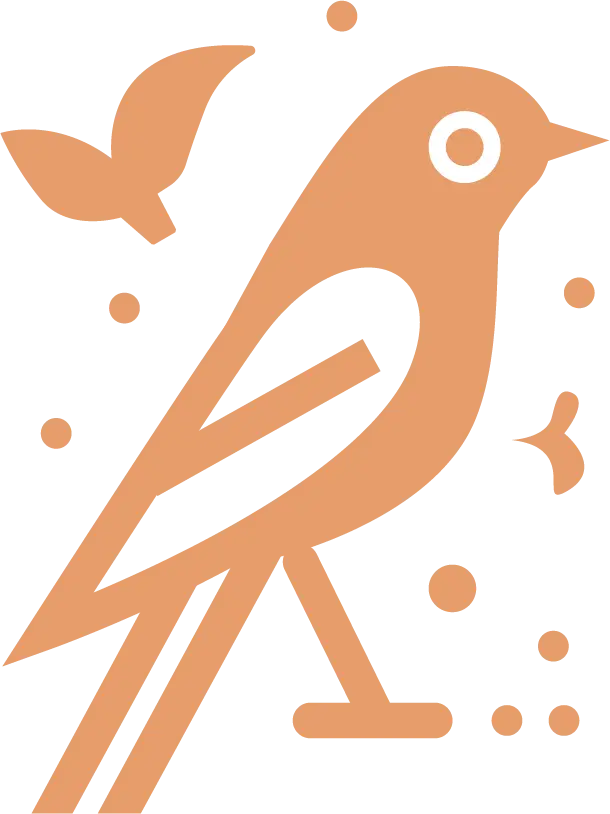 decoration image of a bird